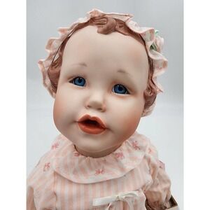Edwin M. Knowles Yolanda Bello “Emily” 1991 Porcelain Doll Picture Perfect COA